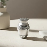 Pewter Lace Keepsake Urn
