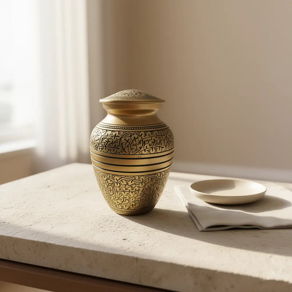 Golden Tribute Child Urn