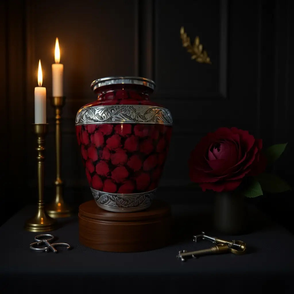 Red Sky Urn