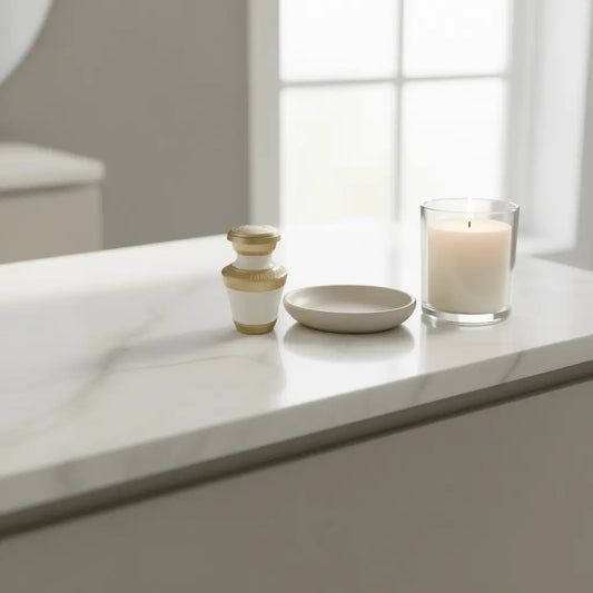 Golden Whisper Keepsake Urn