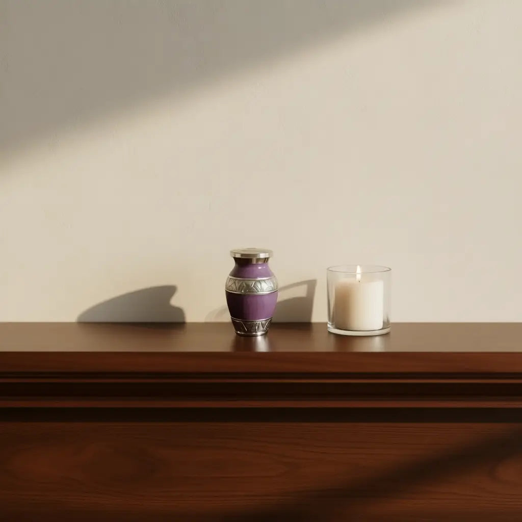 Lilac Serenity Keepsake Urn