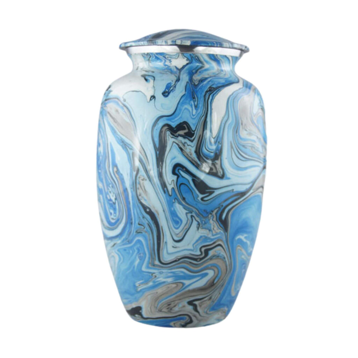 Abstract Blue Urn