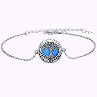 Azure Tree of Life Ash Bracelet Sterling Silver