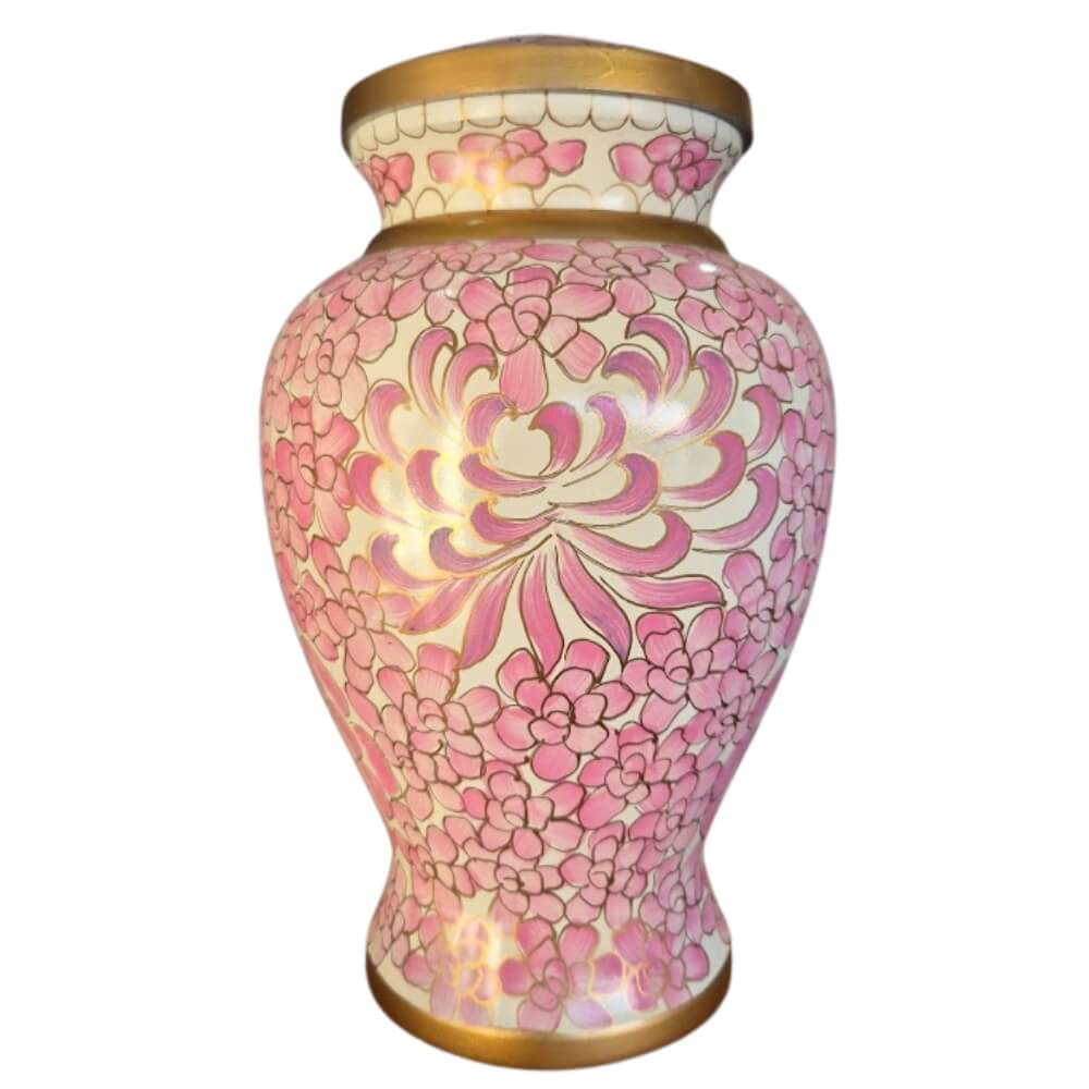 Blossom Grace Cloisonné Cremation Urn