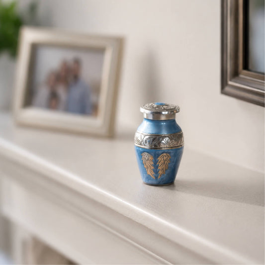 Blue Flight Keepsake Urn