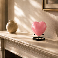 Blush Pink Heart Keepsake Urn