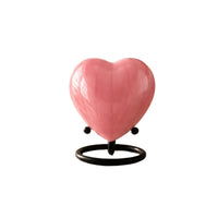 Blush Pink Heart Keepsake Urn