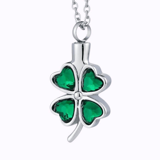 Celtic Clover Eternal Keepsake Necklace
