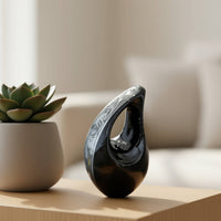Midnight Embrace Teardrop Keepsake Urn