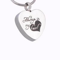 Everlasting Heart Memory Necklace Stainless Steel