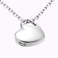 Evermore Heart Ash Necklace Stainless Steel
