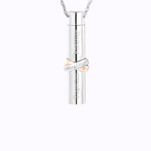 Forever Bonded Ash Necklace Stainless Steel