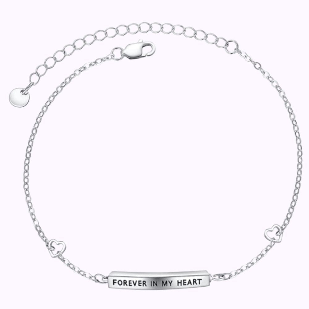 Forever Hearts Ash Bracelet Sterling Silver