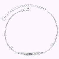Forever Hearts Ash Bracelet Sterling Silver