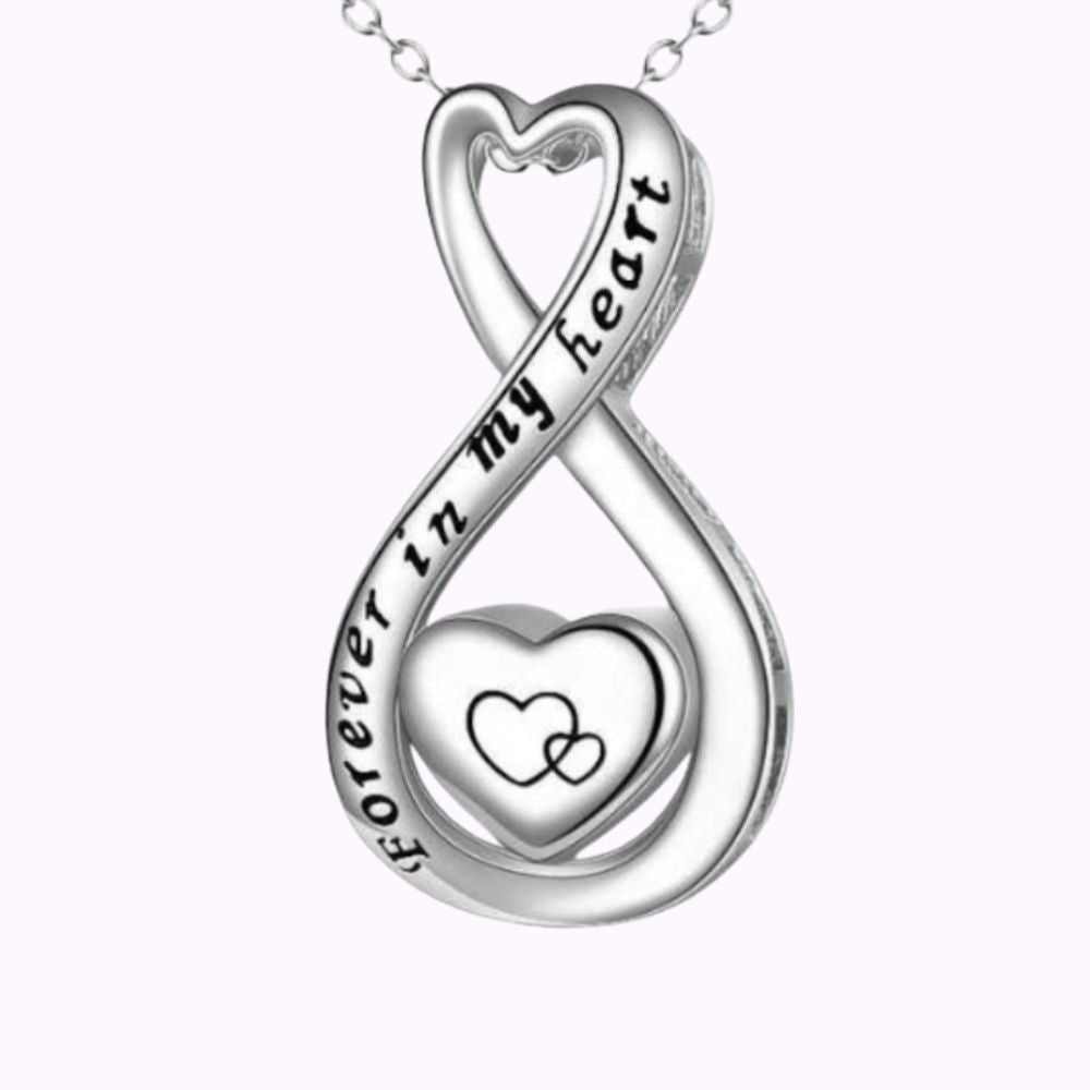 Forever In My Heart Ash Necklace Sterling Silver
