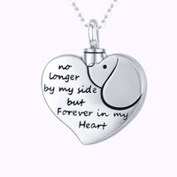 Forever In My Heart Dog Ash Necklace Sterling Silver