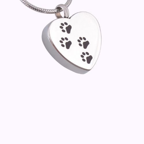 Forever Paws Memorial Necklace Stainless Steel