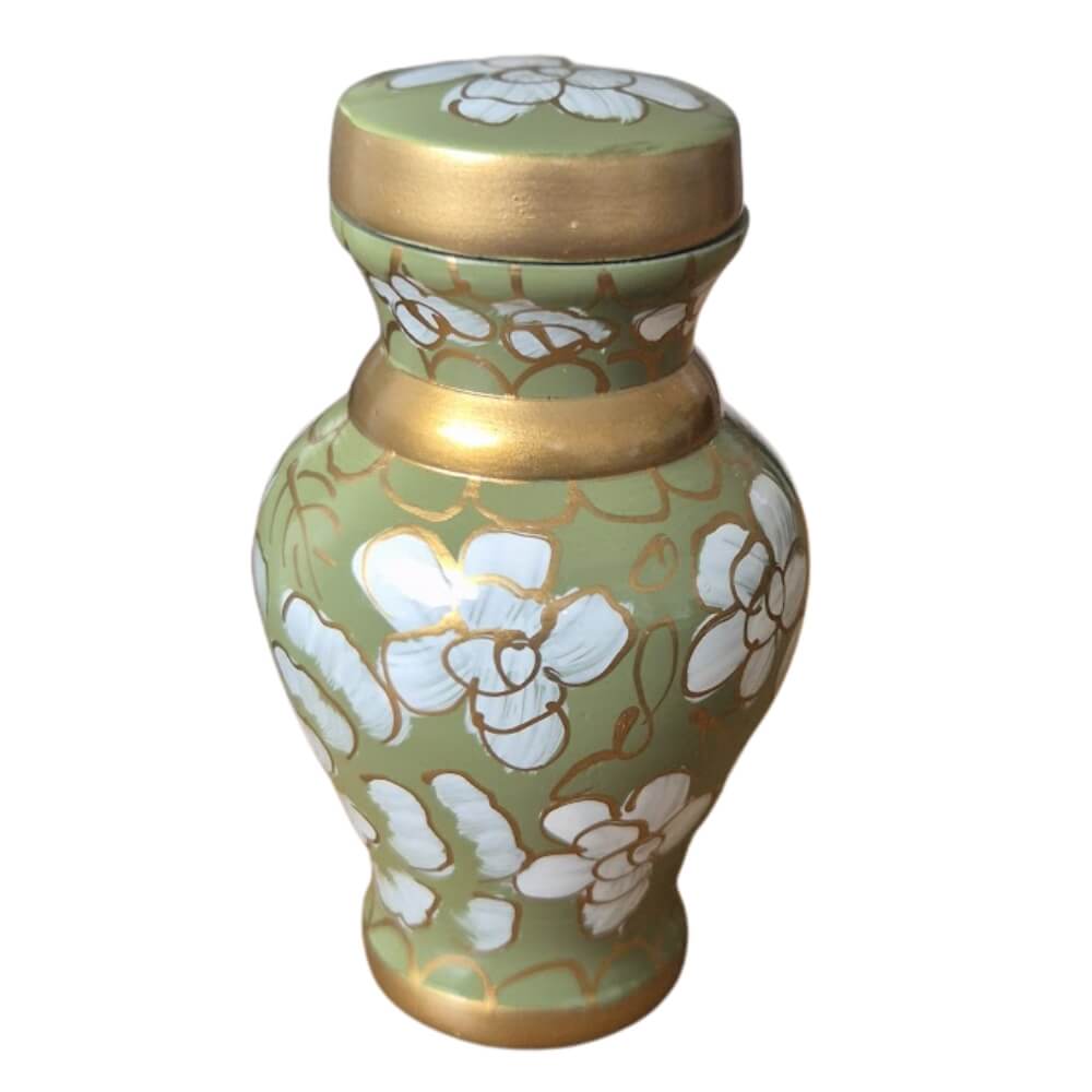 Golden Meadow Cloisonné Keepsake Urn