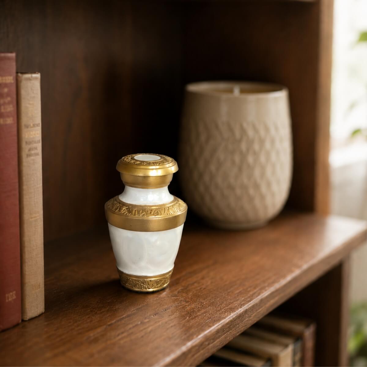 Golden Whisper Keepsake Urn