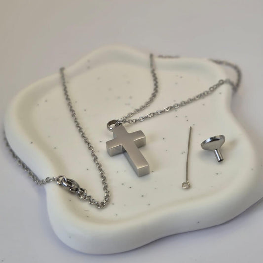 Guardian Cross Memorial Necklace