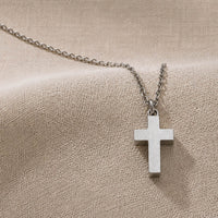 Guardian Cross Memorial Necklace Stainless Steel