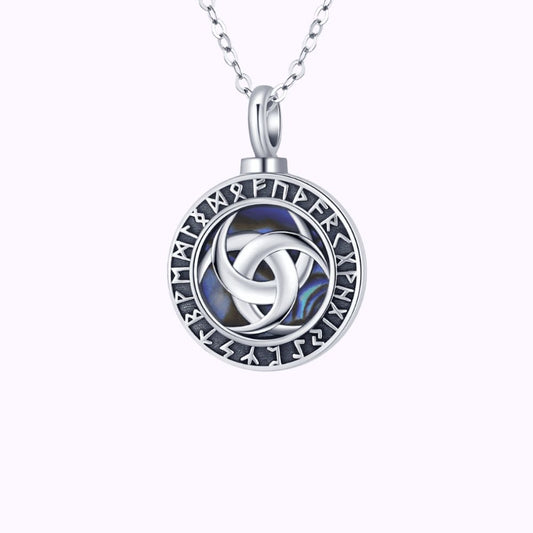 Lunar Rune Cremation Necklace