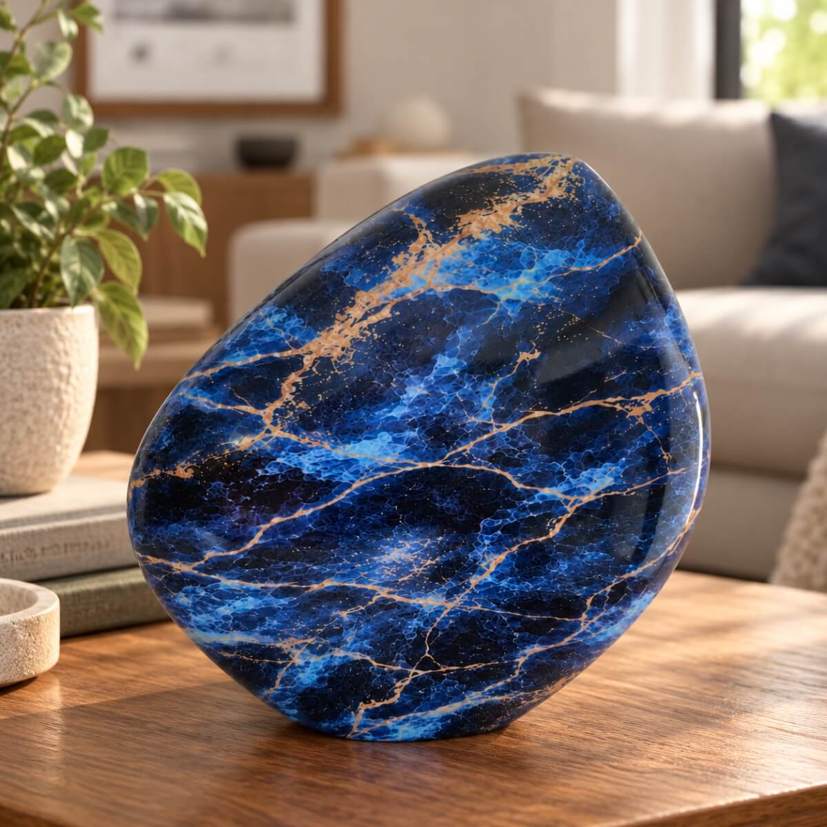 Midnight Sapphire Urn