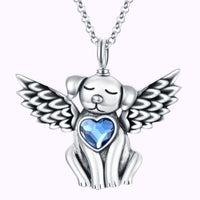 My Puppy Angel Memorial Necklace Sterling Silver