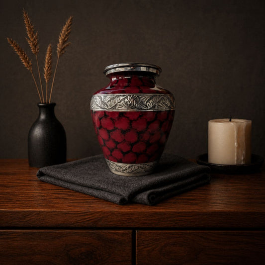 Red Sky Urn