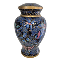 Butterfly Whispers Cloisonné Urn