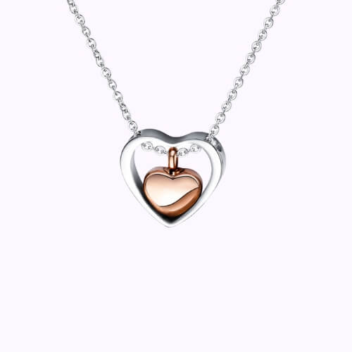 Sacred Heart Remembrance Necklace Stainless Steel
