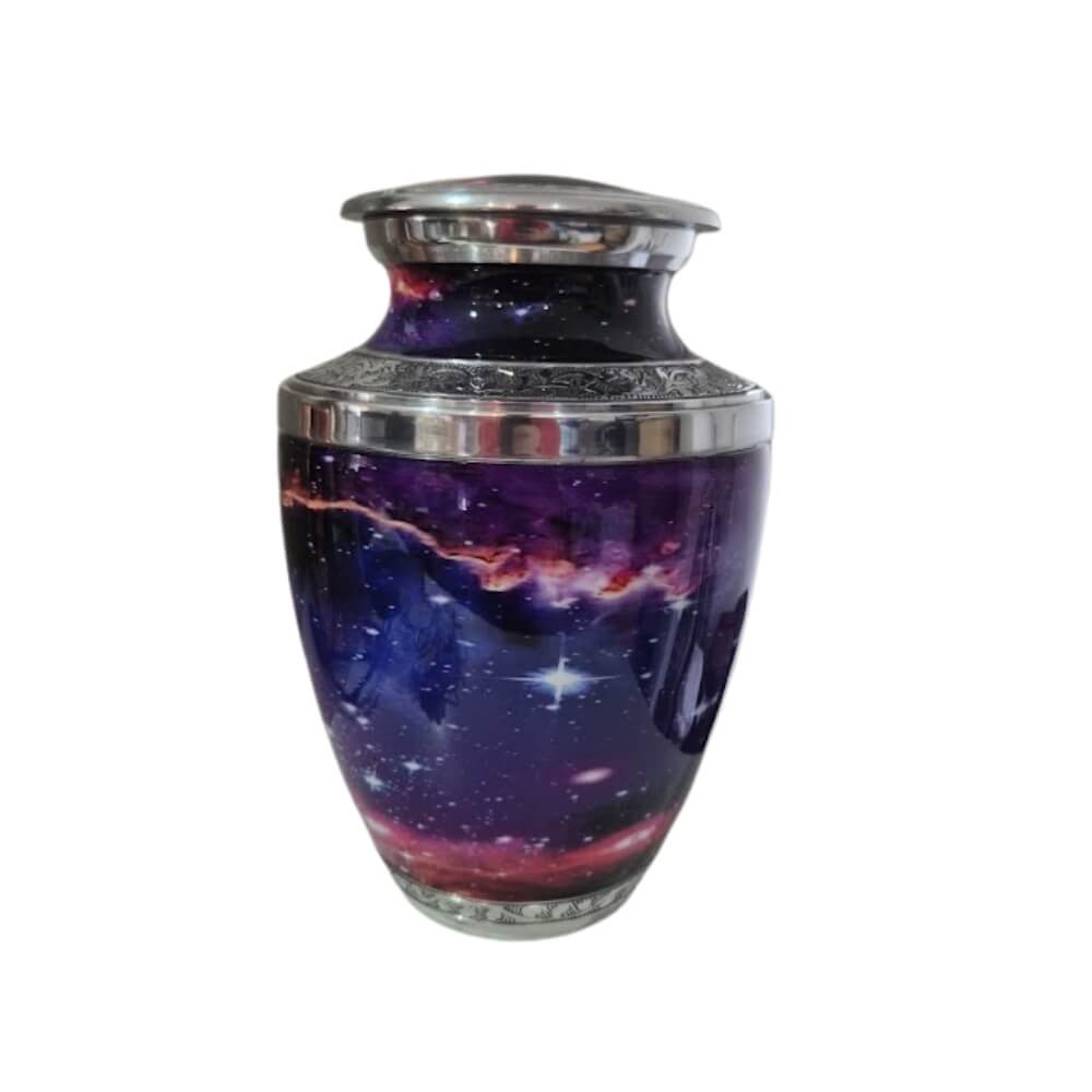 Starlit Horizon Galaxy Cremation Urn