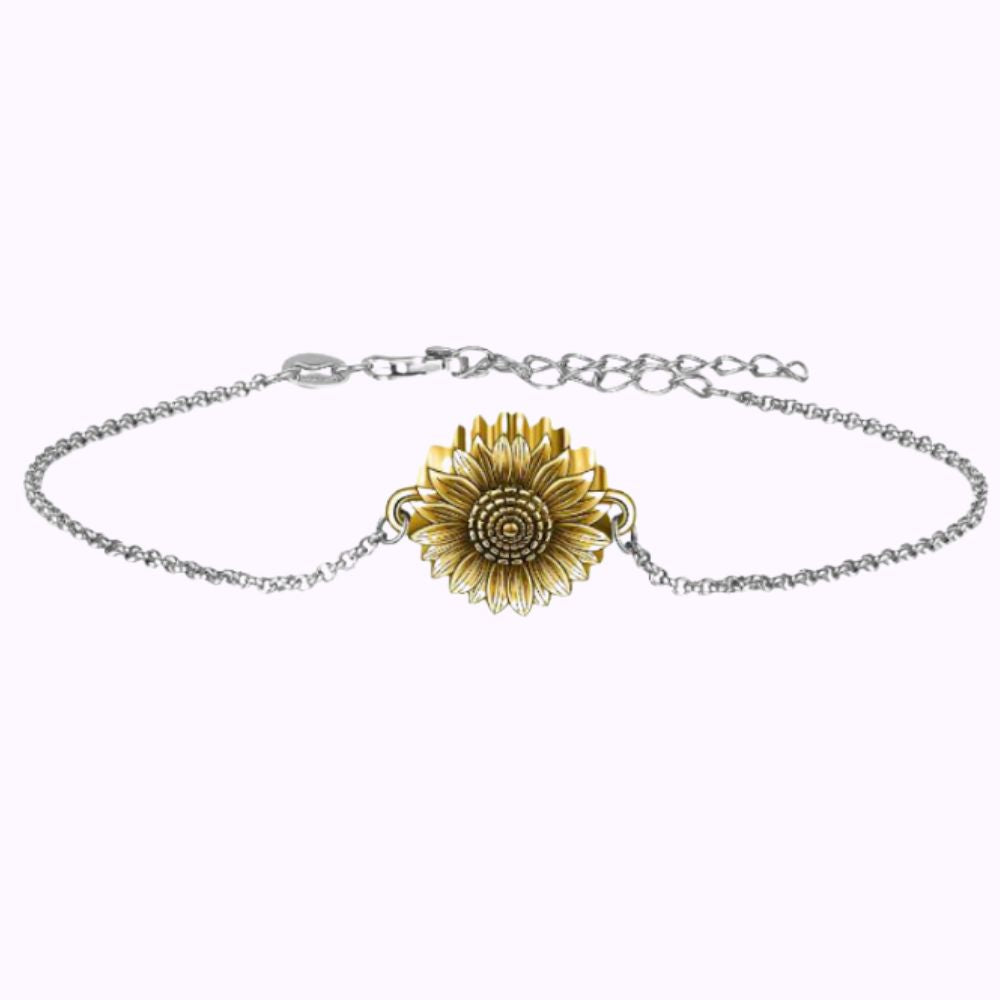 Sunflower Ash Bracelet Sterling Silver