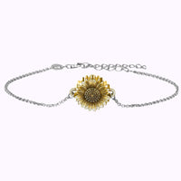 Sunflower Ash Bracelet Sterling Silver