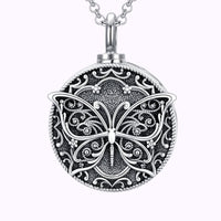 Sterling Silver Butterfly Ash Necklace Sterling Silver
