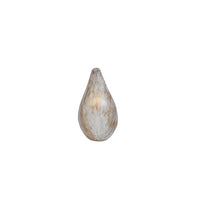 White and Gold Teardrop Keepsake Urn