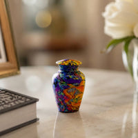 Tie Dye Mini Keepsake Urn