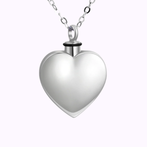 Timeless Heart Necklace Sterling Silver