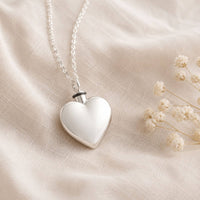 Timeless Heart Necklace Sterling Silver