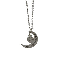 To the Moon and Back – Eternal Love Necklace Stainless Steel