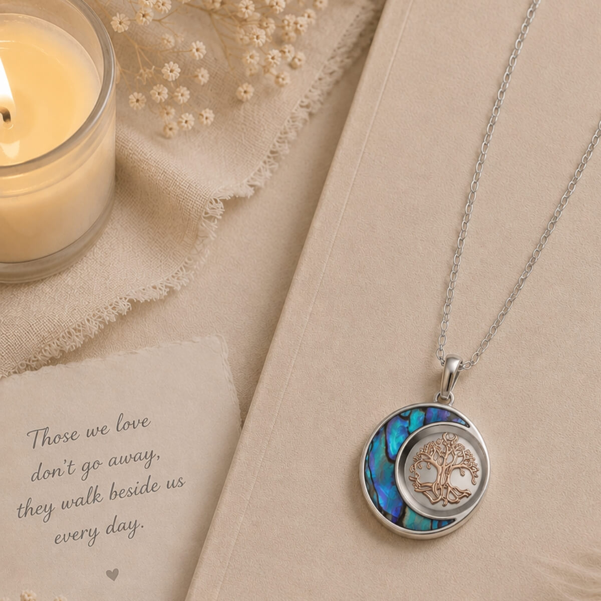 Tree of Life Necklace Sterling Silver