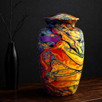 Tie Dye Urn