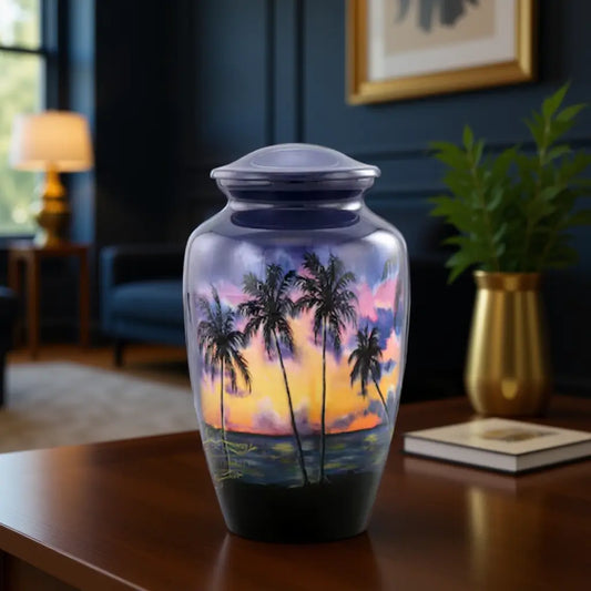 Palm Trees Urn