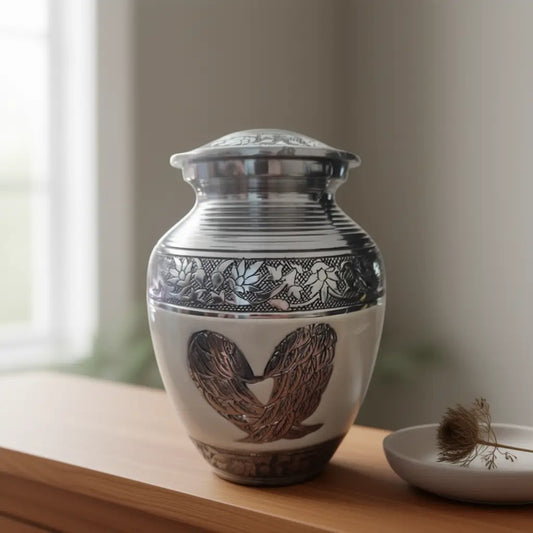White Angel Child Urn