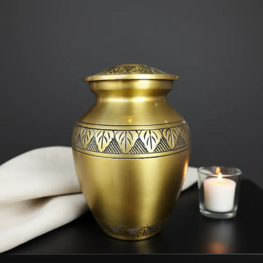 Golden Lace Tribute Child Urn