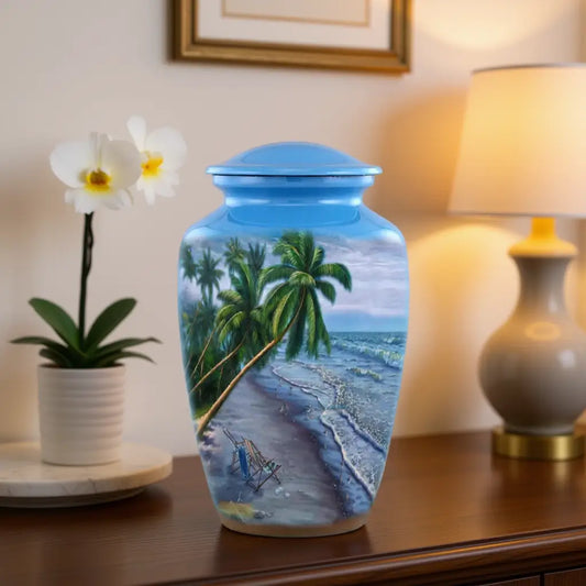 Serene Paradise Beach Urn